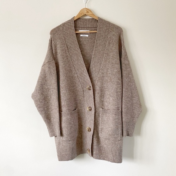 Mango Oversized Oatmeal Cardigan in Small - Picture 1 of 6
